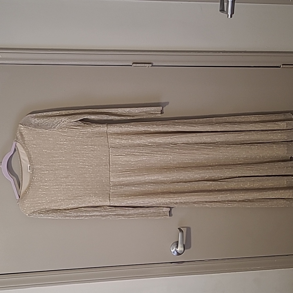 Anne Klein gold dress